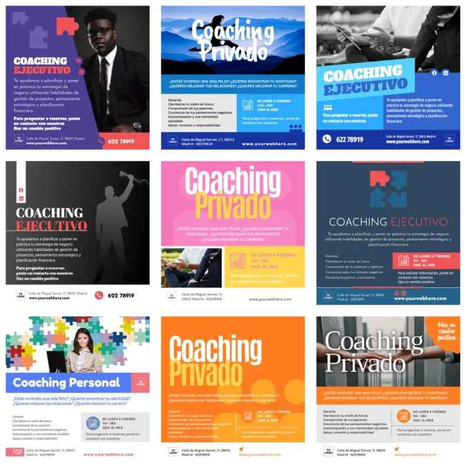 Edita diseños de coaching