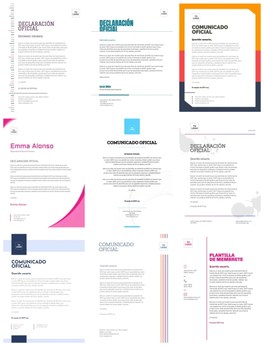 Editar un comunicado oficial