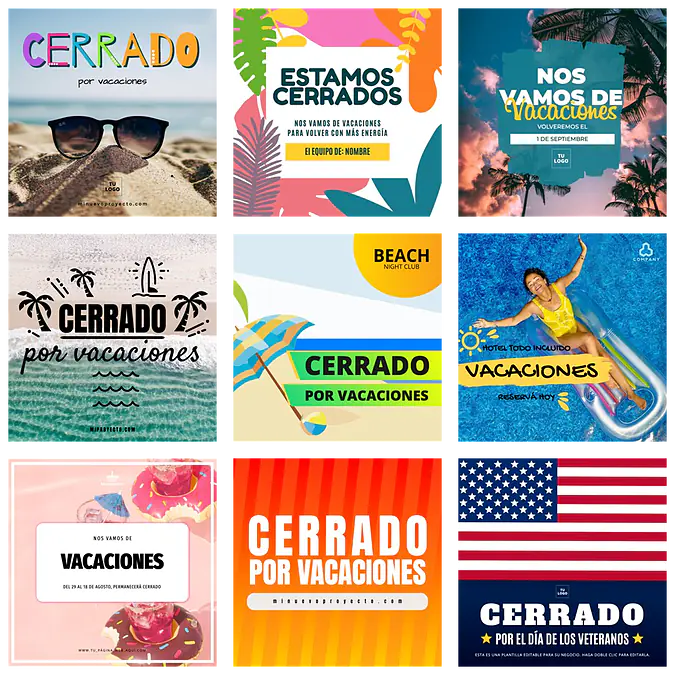 Cartel Cerrado Por Vacaciones Para Editar Gratis Viajessindestino Cartel Cerrado Por Vacaciones Para Editar Gratis Viajessindestino