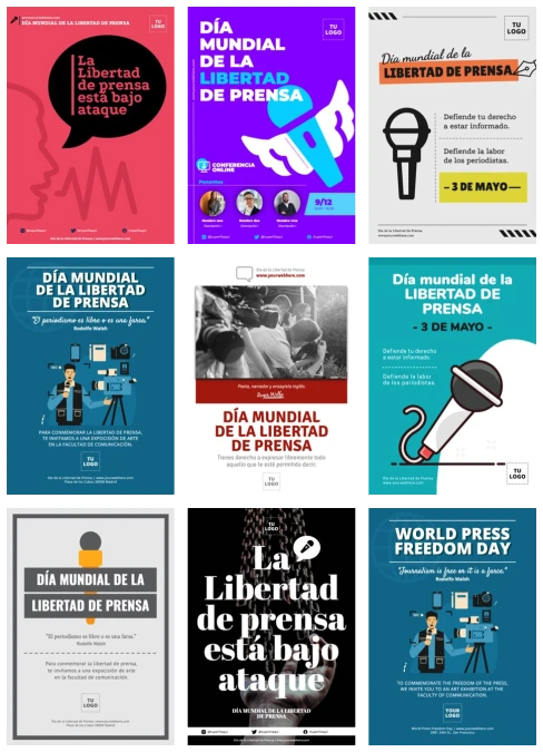 Edita un banner de Libertad de Prensa