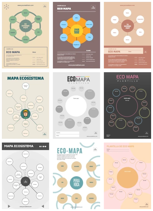 Edita un diseño de ecomapa