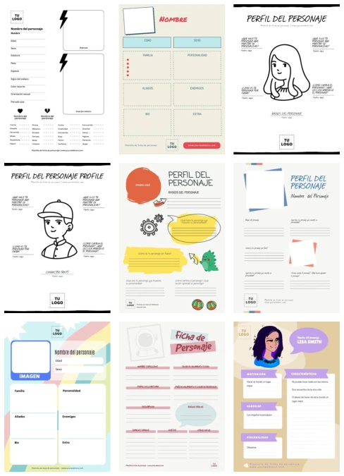 Edita una Ficha de Personaje