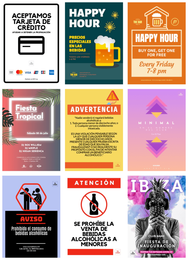 Plantillas Hd Para Discotecas Editables