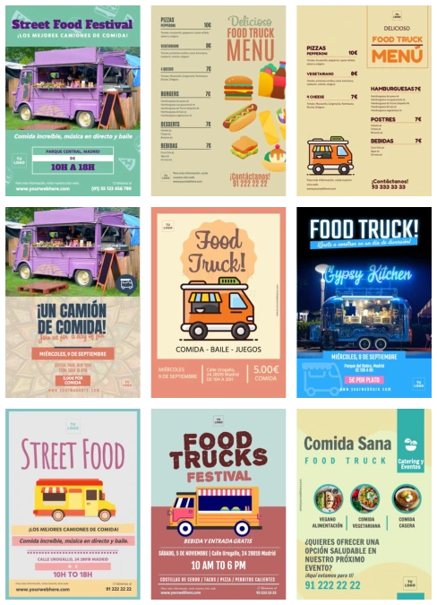 Edita un diseño para tu food truck