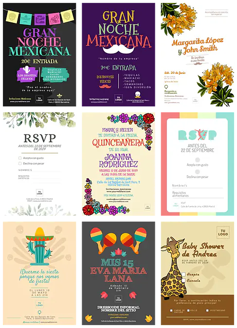 Plantillas De Invitaciones Para Editar – WWEMLU