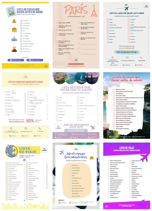 Edita una Lista de Viaje