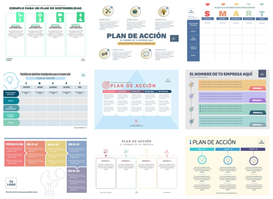 Plantilla De Hoja De Trabajo De Planificación Las 10 Mejores