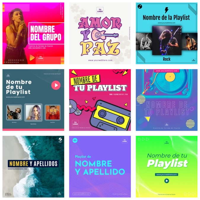 Edita una Playlist Cover