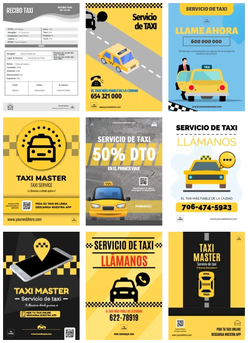 Editar una plantilla para Taxis