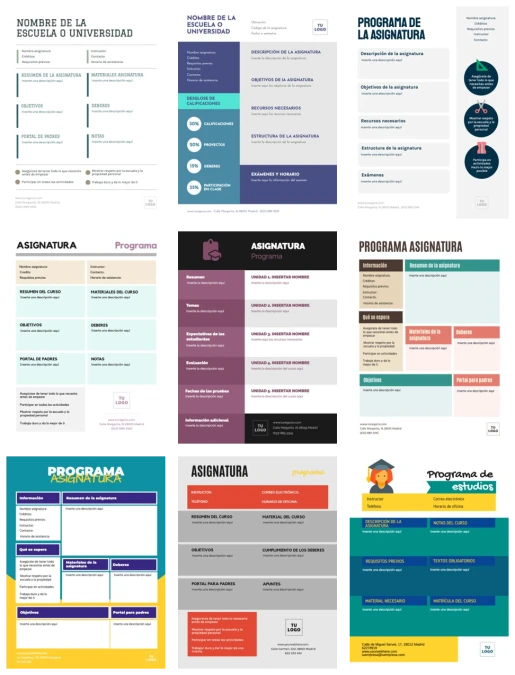 Edita un documento de syllabus