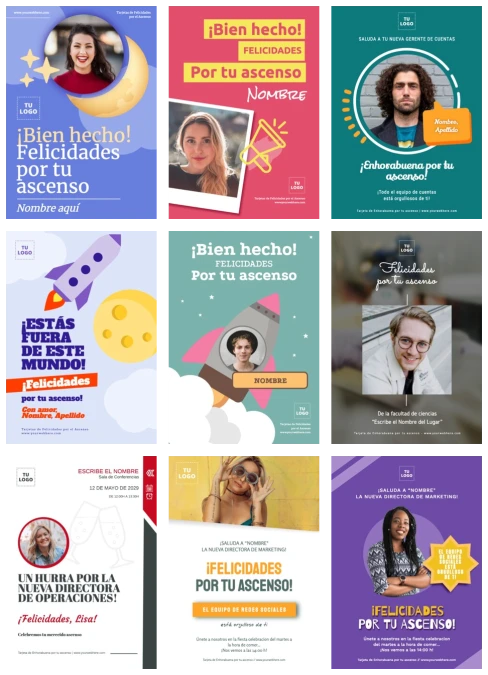 Edita una Felicitación por Ascenso