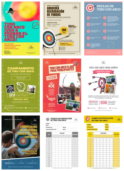 Edita un póster de Tiro