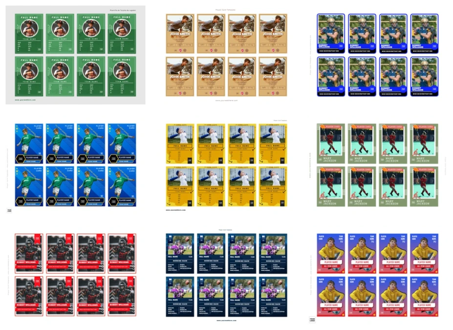Free Trading Card Template Maker Free Trading Card Template Maker