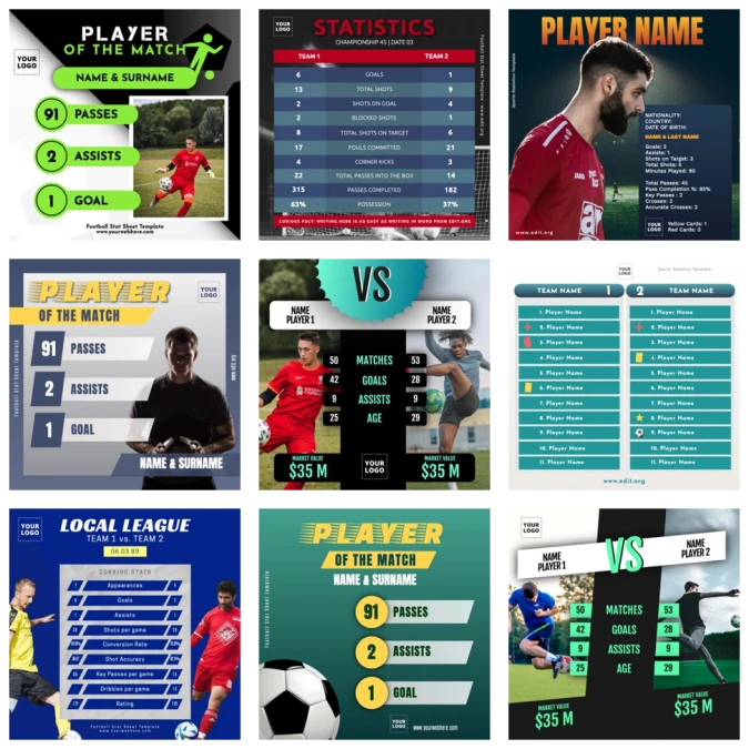 Edit a Player Stats sheet