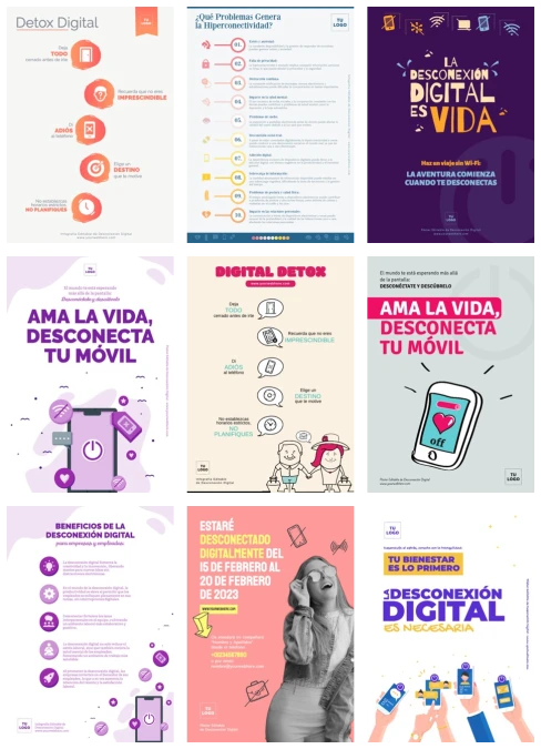 Edita un flyer de Digital Detox