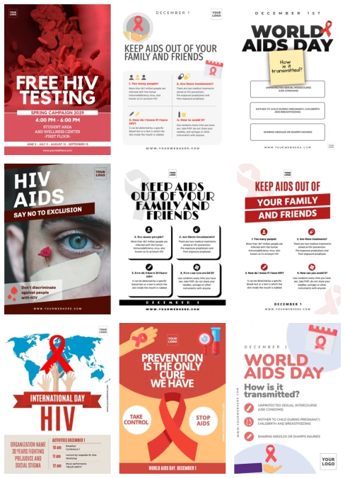 Edit a HIV poster