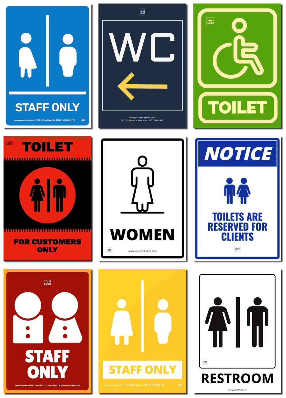 Printable No Public Restroom Sign Free Printable Signs 58 OFF