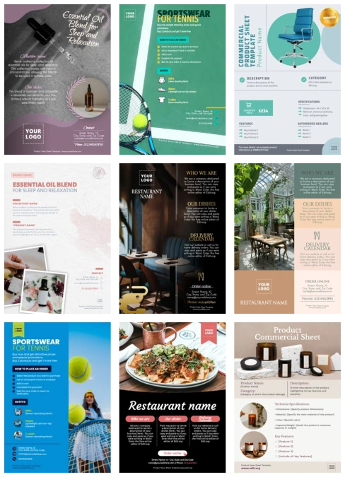 Free Product Sell Sheet Templates Free Product Sell Sheet Templates