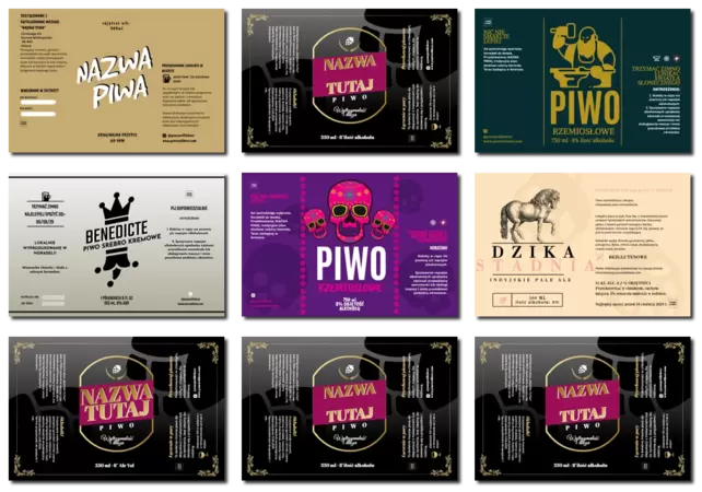 Edytuj projekt etykiety piwa