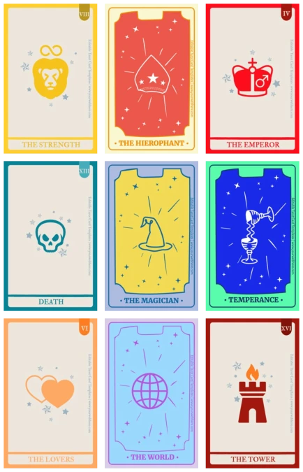 Edit a Tarot card