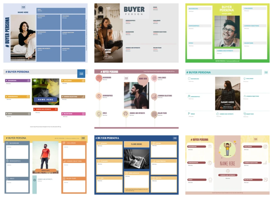 Edit a Buyer Persona template