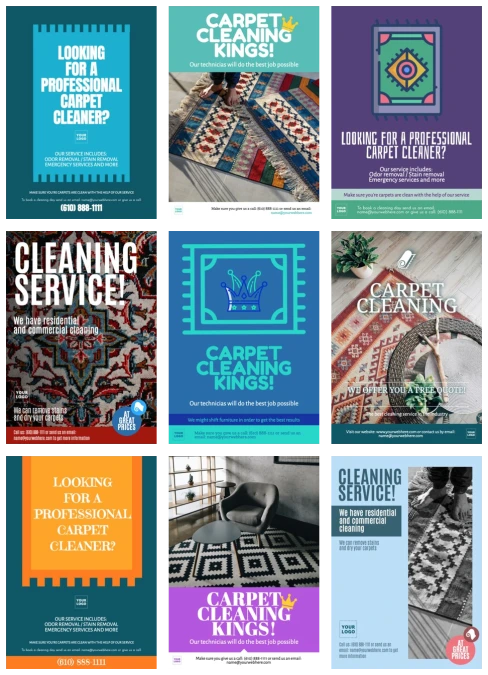 Edit a carpet cleaning image