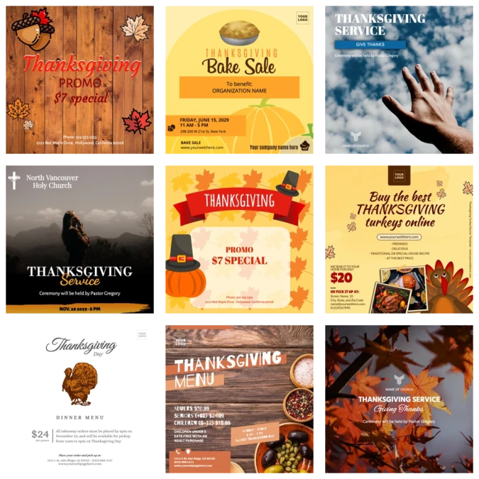 thanksgiving-templates-for-promos-and-sales for Free Printable Templates For Thanksgiving Thanksgiving templates for promos and sales for Free Printable Templates For Thanksgiving