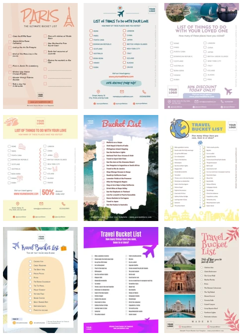 Edit a Travel List