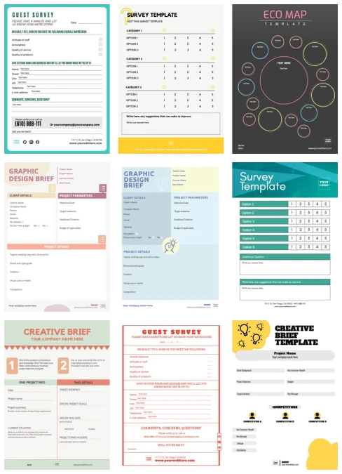 Edit a free template