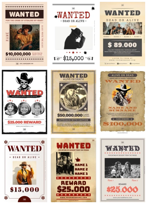 Free Wanted Poster Generator