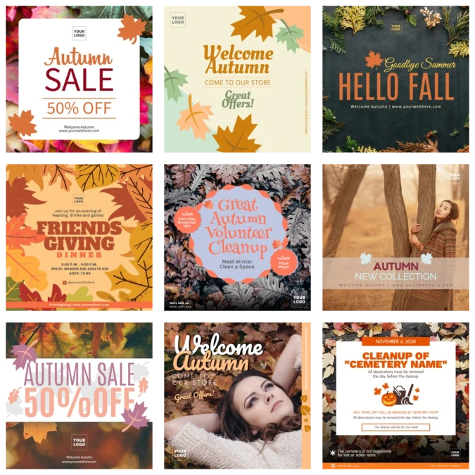 Welcome Fall Flyer Theme Best Fall Festival Flyer Templates (Flyer