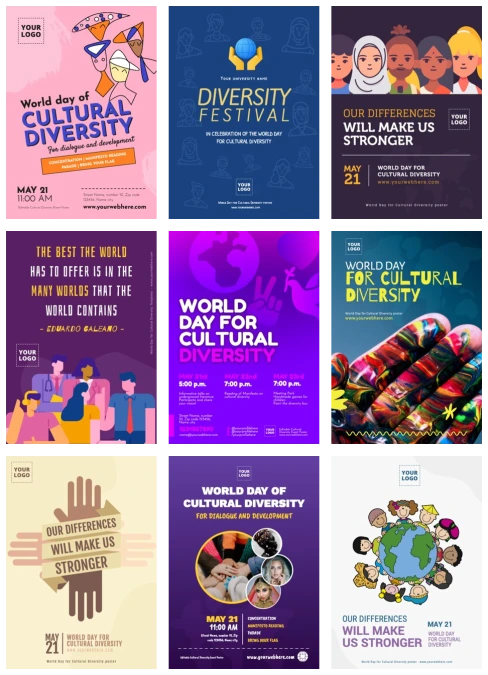 World Day of Cultural Diversity Templates