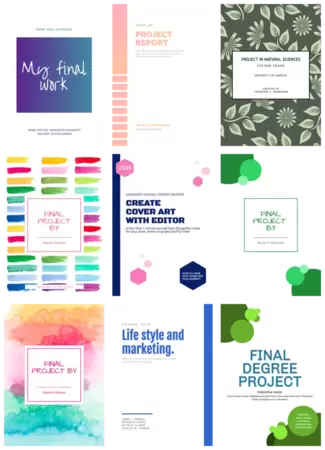 Project Front Page Design Free Download 20+ FREE Project Cover Page