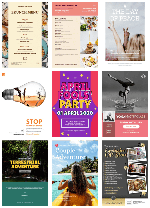 Crea tu flyer