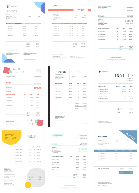 Een factuur bewerken