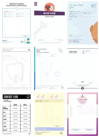 Prescription Pad Word Template Printable Prescription Pad Templates