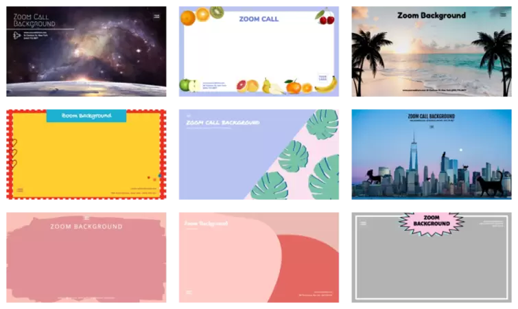 Elabora uno sfondo virtuale