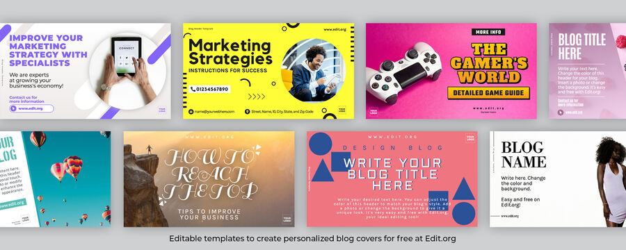 Edit a Blog banner