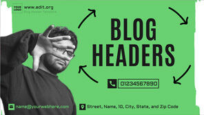 Blogging banner templates free download