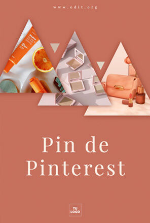 Plantillas pines Pinterest editar online gratis