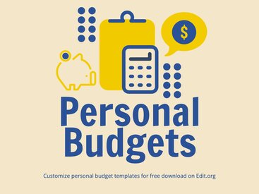 Free Personal Budget Templates