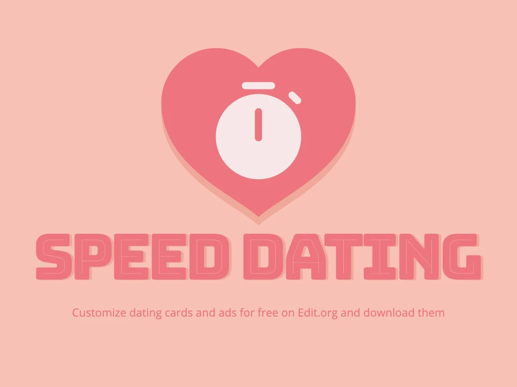 Edit a Speed Dating Template