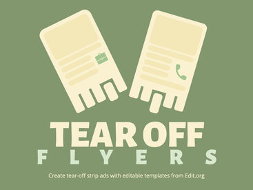 Free Tear Off Flyer Templates