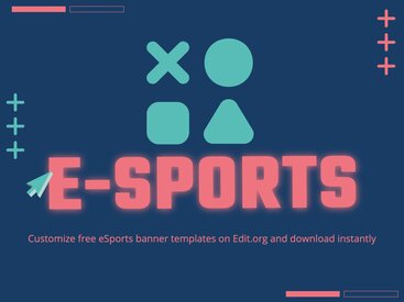 Editable eSports Banner Templates