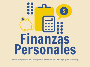 Plantillas para Finanzas Personales gratis