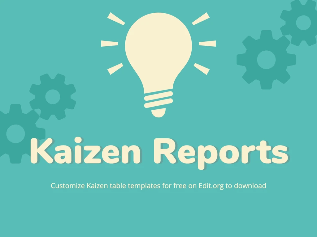 Edit a Kaizen format example