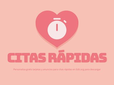 Plantillas de Speed Dating y perfiles de citas