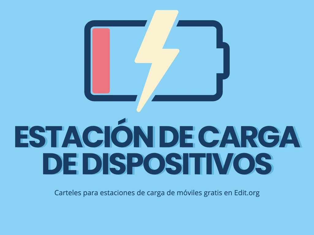 Edita un cartel de cargar móvil