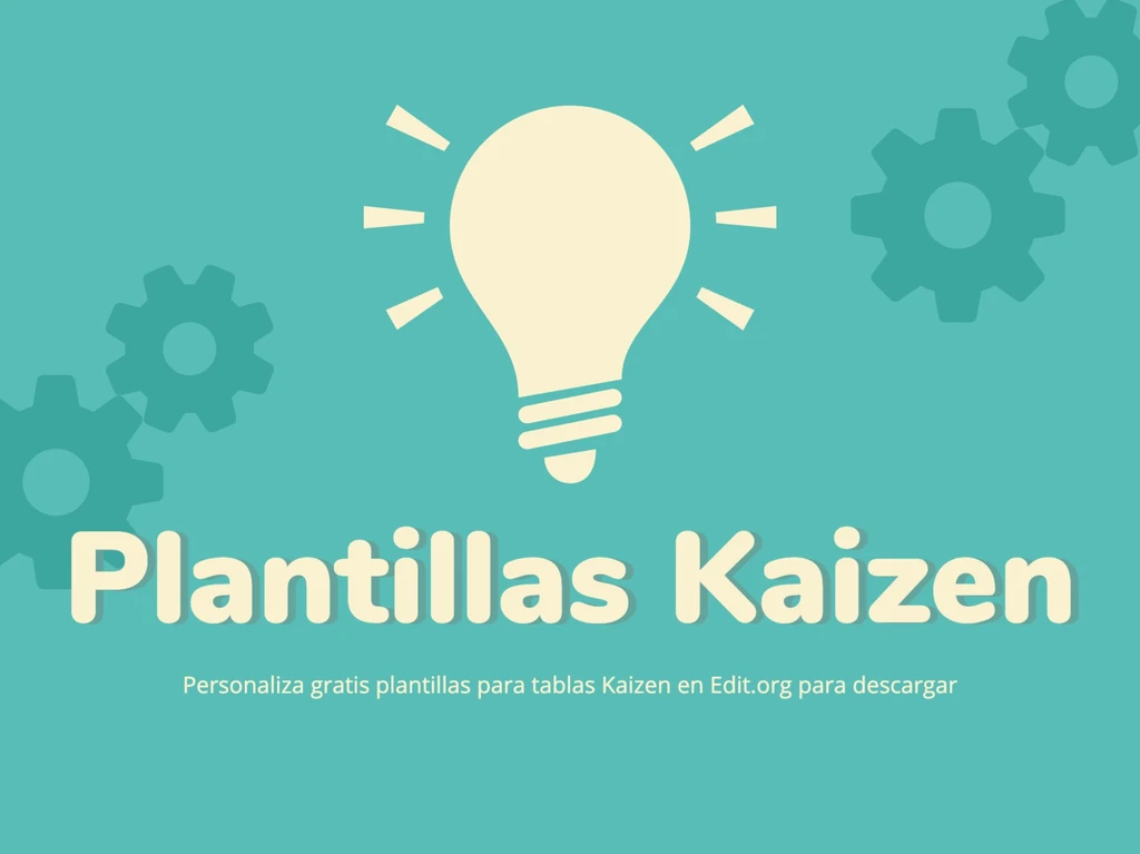 Edita un ejemplo de método Kaizen
