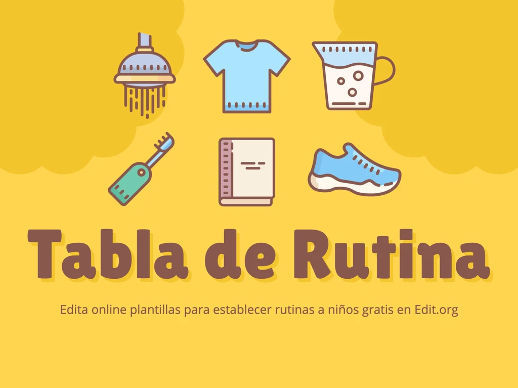 Edita una plantilla de rutina